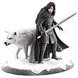 Game of Thrones Jon Snow and Ghost Statue
